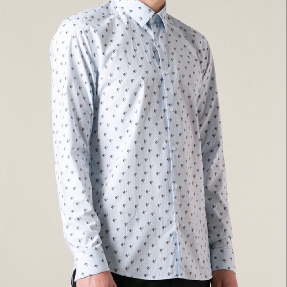 KENZO | Men's White Patterned Shirt